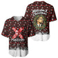 Malcolm X Christmas Baseball Jersey Retro Knitted Pattern Holiday Wreath Civil Rights Leader