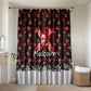 Malcolm X Christmas Bathroom Set Retro Knitted Pattern Holiday Wreath Civil Rights Leader