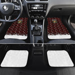 Malcolm X Christmas Car Mats Retro Knitted Pattern Holiday Wreath Civil Rights Leader