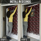 Malcolm X Christmas Door Cover Retro Knitted Pattern Holiday Wreath Civil Rights Leader