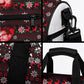 Malcolm X Christmas Duffle Bag Retro Knitted Pattern Holiday Wreath Civil Rights Leader