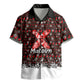 Malcolm X Christmas Kid Hawaiian Shirt Retro Knitted Pattern Holiday Wreath Civil Rights Leader