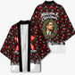 Malcolm X Christmas Kimono Retro Knitted Pattern Holiday Wreath Civil Rights Leader