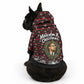 Malcolm X Christmas Pet Hoodie Retro Knitted Pattern Holiday Wreath Civil Rights Leader