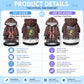 Malcolm X Christmas Pet Hoodie Retro Knitted Pattern Holiday Wreath Civil Rights Leader