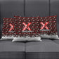 Malcolm X Christmas Pillow Cover Retro Knitted Pattern Holiday Wreath Civil Rights Leader