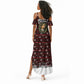 Malcolm X Christmas Summer Maxi Dress Retro Knitted Pattern Holiday Wreath Civil Rights Leader