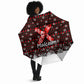 Malcolm X Christmas Umbrella Retro Knitted Pattern Holiday Wreath Civil Rights Leader