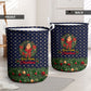 Rosa Parks Christmas Laundry Basket Freedom Bus Wreath Vintage Festive Holiday