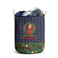 Rosa Parks Christmas Laundry Basket Freedom Bus Wreath Vintage Festive Holiday