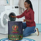 Rosa Parks Christmas Laundry Basket Freedom Bus Wreath Vintage Festive Holiday