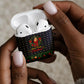 Rosa Parks Christmas AirPods Case Freedom Bus Wreath Vintage Festive Holiday