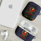 Rosa Parks Christmas AirPods Case Freedom Bus Wreath Vintage Festive Holiday