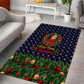Rosa Parks Christmas Area Rug Freedom Bus Wreath Vintage Festive Holiday