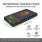Rosa Parks Christmas Baby Bed Cover Freedom Bus Wreath Vintage Festive Holiday
