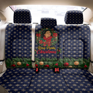 Rosa Parks Christmas Back Car Seat Cover Freedom Bus Wreath Vintage Festive Holiday