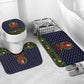 Rosa Parks Christmas Bathroom Set Freedom Bus Wreath Vintage Festive Holiday