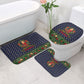 Rosa Parks Christmas Bathroom Set Freedom Bus Wreath Vintage Festive Holiday