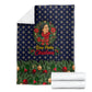 Rosa Parks Christmas Blanket Freedom Bus Wreath Vintage Festive Holiday