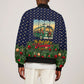 Rosa Parks Christmas Bomber Jacket Freedom Bus Wreath Vintage Festive Holiday