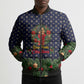 Rosa Parks Christmas Bomber Puffer Jacket Freedom Bus Wreath Vintage Festive Holiday
