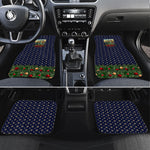 Rosa Parks Christmas Car Mats Freedom Bus Wreath Vintage Festive Holiday