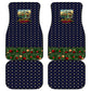 Rosa Parks Christmas Car Mats Freedom Bus Wreath Vintage Festive Holiday
