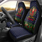 Rosa Parks Christmas Car Seat Cover Freedom Bus Wreath Vintage Festive Holiday