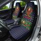 Rosa Parks Christmas Car Seat Cover Freedom Bus Wreath Vintage Festive Holiday