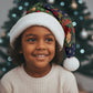 Rosa Parks Christmas Santa Hat Freedom Bus Wreath Vintage Festive Holiday