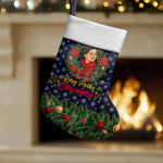 Rosa Parks Christmas Stocking Freedom Bus Wreath Vintage Festive Holiday