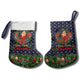 Rosa Parks Christmas Stocking Freedom Bus Wreath Vintage Festive Holiday