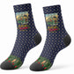 Rosa Parks Christmas Crew Socks Freedom Bus Wreath Vintage Festive Holiday