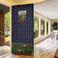 Rosa Parks Christmas Door Cover Freedom Bus Wreath Vintage Festive Holiday