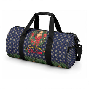 Rosa Parks Christmas Duffle Bag Freedom Bus Wreath Vintage Festive Holiday