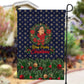 Rosa Parks Christmas Garden Flag Freedom Bus Wreath Vintage Festive Holiday