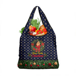 Rosa Parks Christmas Grocery Bag Freedom Bus Wreath Vintage Festive Holiday