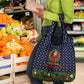 Rosa Parks Christmas Grocery Bag Freedom Bus Wreath Vintage Festive Holiday