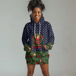 Rosa Parks Christmas Hoodie Dress Freedom Bus Wreath Vintage Festive Holiday
