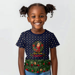 Rosa Parks Christmas Kid T shirt Freedom Bus Wreath Vintage Festive Holiday