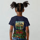 Rosa Parks Christmas Kid T shirt Freedom Bus Wreath Vintage Festive Holiday