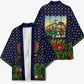 Rosa Parks Christmas Kimono Freedom Bus Wreath Vintage Festive Holiday