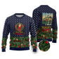 Rosa Parks Christmas Ugly Christmas Sweater Freedom Bus Wreath Vintage Festive Holiday