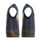 Rosa Parks Christmas Knitted V-Neck Vest Freedom Bus Wreath Vintage Festive Holiday