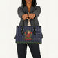 Rosa Parks Christmas Leather Bag Freedom Bus Wreath Vintage Festive Holiday