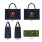 Rosa Parks Christmas Leather Bag Freedom Bus Wreath Vintage Festive Holiday