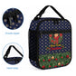 Rosa Parks Christmas Lunch Bag Freedom Bus Wreath Vintage Festive Holiday