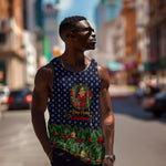 Rosa Parks Christmas Men Tank Top Freedom Bus Wreath Vintage Festive Holiday