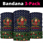 Rosa Parks Christmas Neck Gaiter Freedom Bus Wreath Vintage Festive Holiday