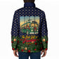 Rosa Parks Christmas Padded Jacket Freedom Bus Wreath Vintage Festive Holiday